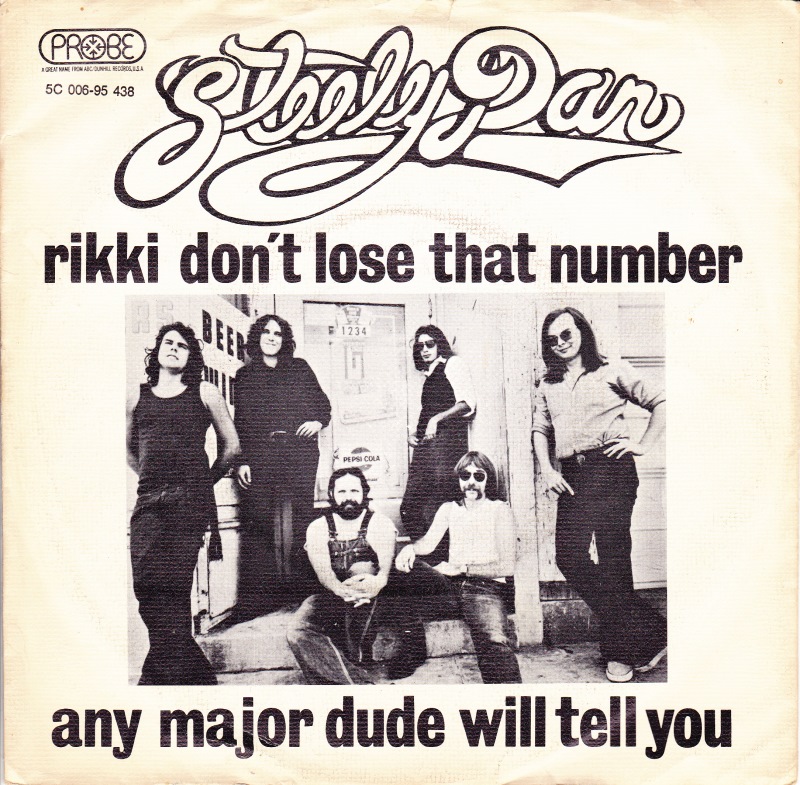 1974 Steely Dan – Rikki Don&#39;t Lose That Number (US:# 4 UK:#58) | Sessiondays