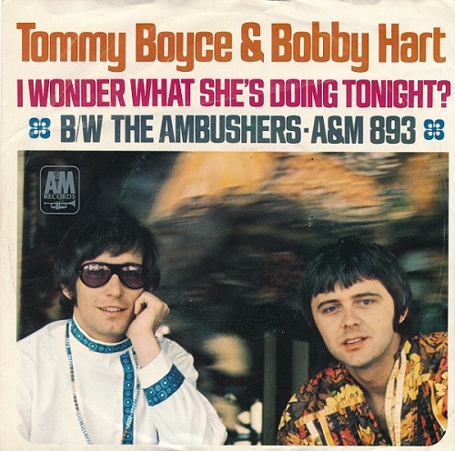 1968_Boyce_Hart_I_Wonder_What_She's_Doing_Tonight